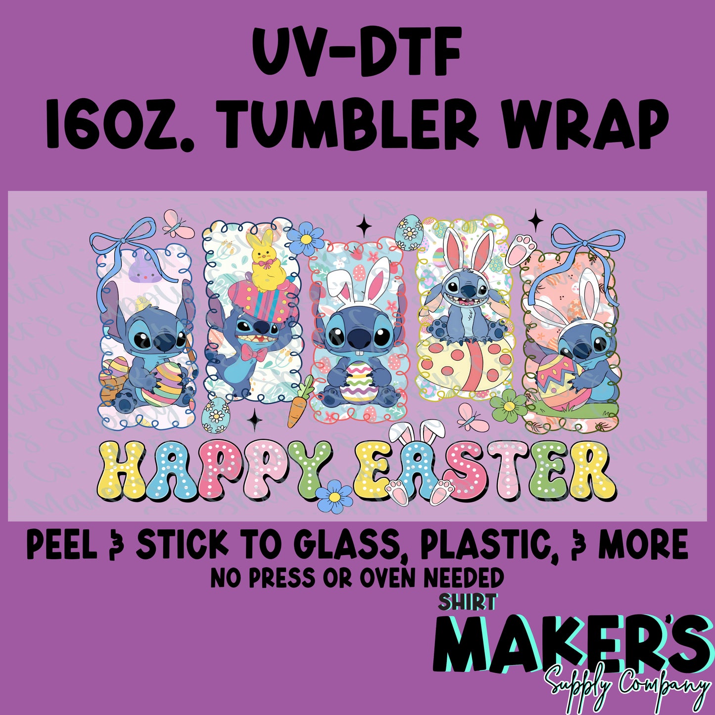 16oz. UV-DTF Easter 626
