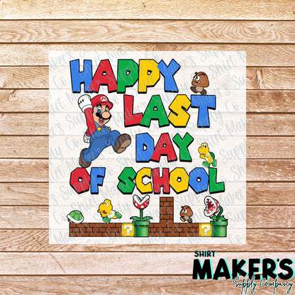 Last Day of School DTF Transfer - or- Hat Patch, Acrylic, Magnet, or Keychain