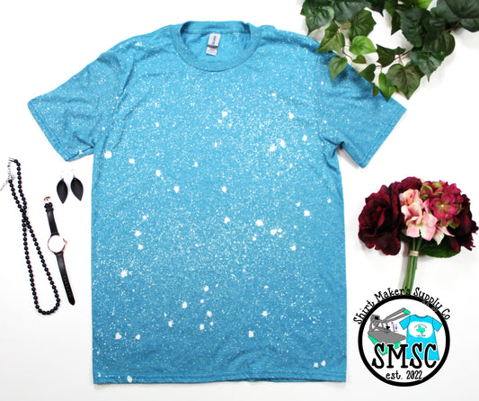 Splattered Bleach Pattern Gildan Blank Bleached Shirts - Ready to Ship