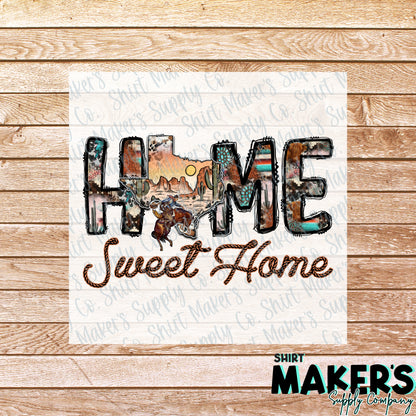 Home Sweet Home Texas DTF Transfer - or- Hat Patch, Acrylic, Magnet, or Keychain