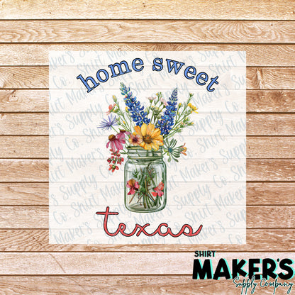 Home Sweet Texas #2 SMSC Exclusive DTF Transfer - or- Hat Patch, Acrylic, Magnet, or Keychain