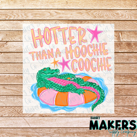 Hotter than a Hoochie Coochie Racoon DTF, UV-DTF, or Sublimation Transfer