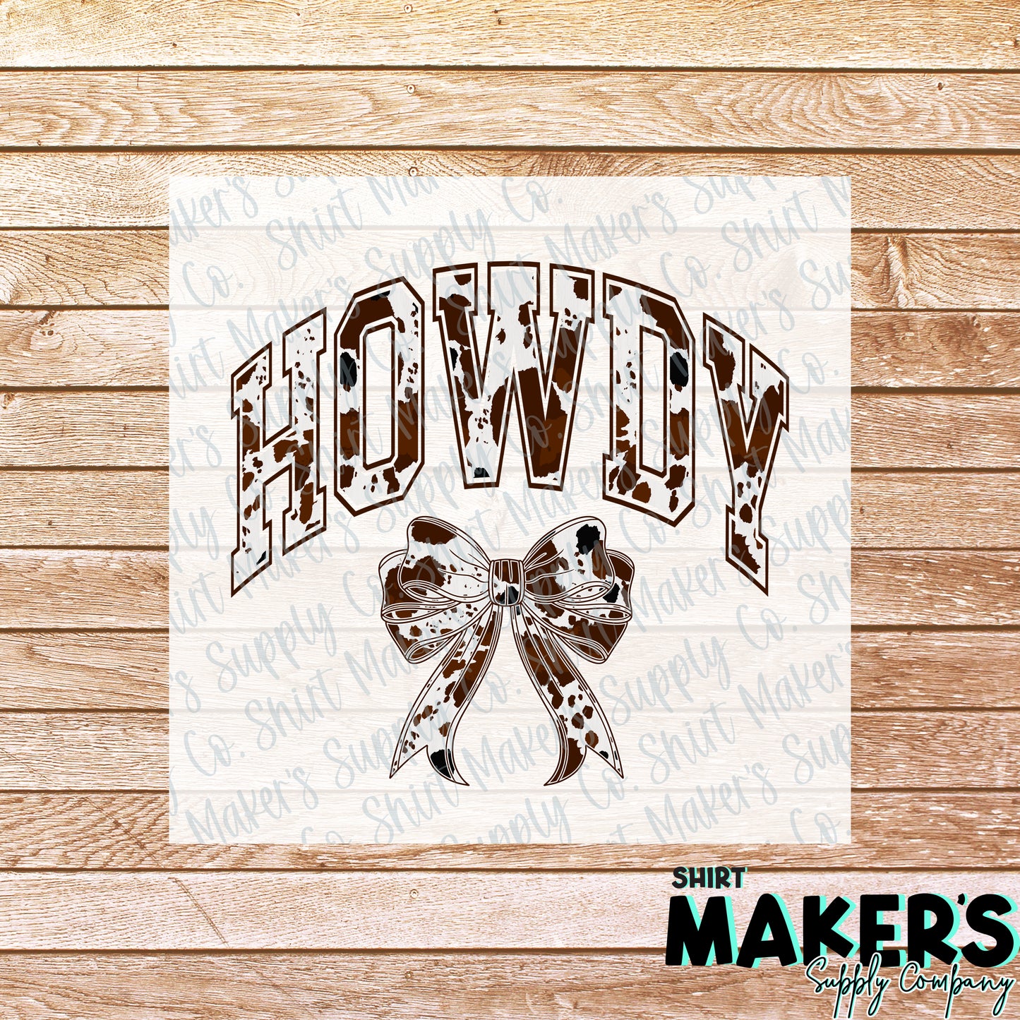 Howdy Bow DTF or Sublimation Transfer