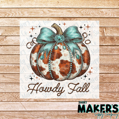Howdy Fall DTF Transfer - or- Hat Patch, Acrylic, Magnet, or Keychain
