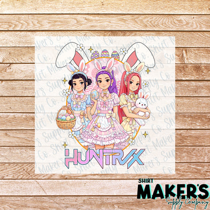 Huntrix Easter 1 DTF Transfer - or- Hat Patch, Acrylic, Magnet, or Keychain