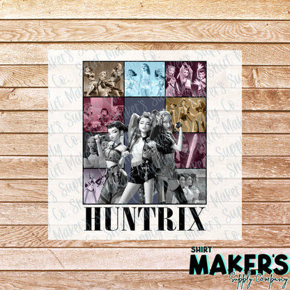 Huntrix K-Pop Demon Hunters DTF or UV-DTF Transfer - or- Hat Patch, Acrylic, Magnet, or Keychain