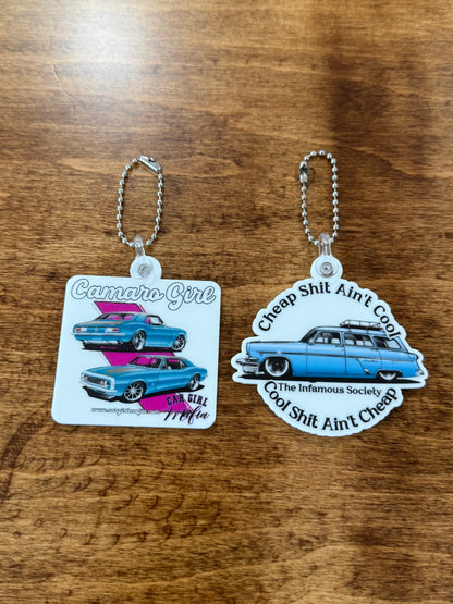 2" Custom Acrylic Keychains