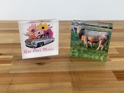 Custom Acrylic Photo Block