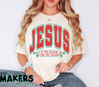 Jesus is the Reason Christmas DTF or Sublimation Transfer