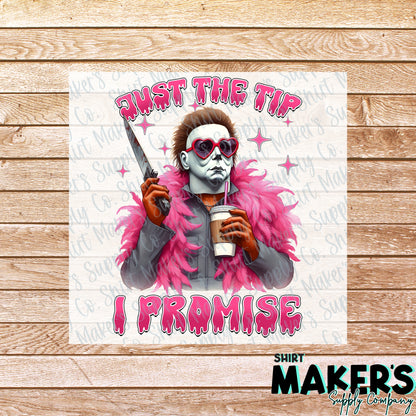 Just the Tip DTF or UV-DTF Transfer - or- Hat Patch, Acrylic, Magnet, or Keychain