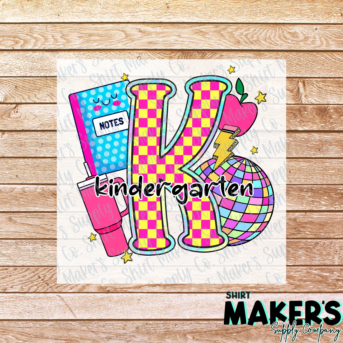 Kindergarten Disco DTF or Sublimation Transfer