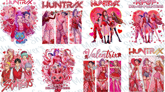 KPOP Youth Valentine's Day DTF Gang Sheet