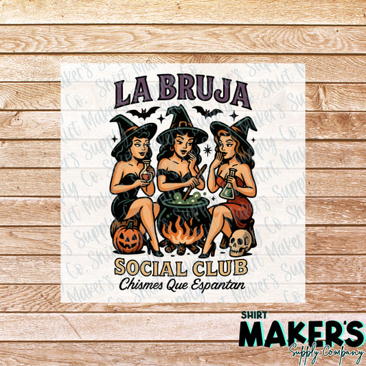 La Bruja Social Club #1 DTF or Sublimation Transfer