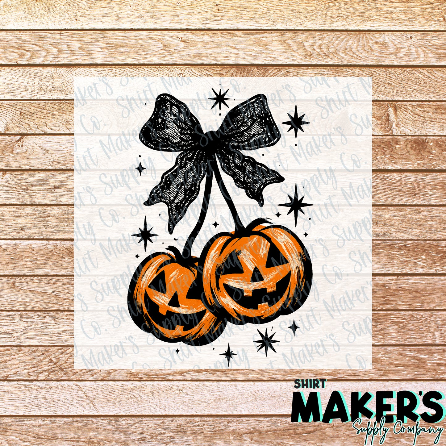 Lace Pumpkins Cherry Style DTF or Sublimation Transfer