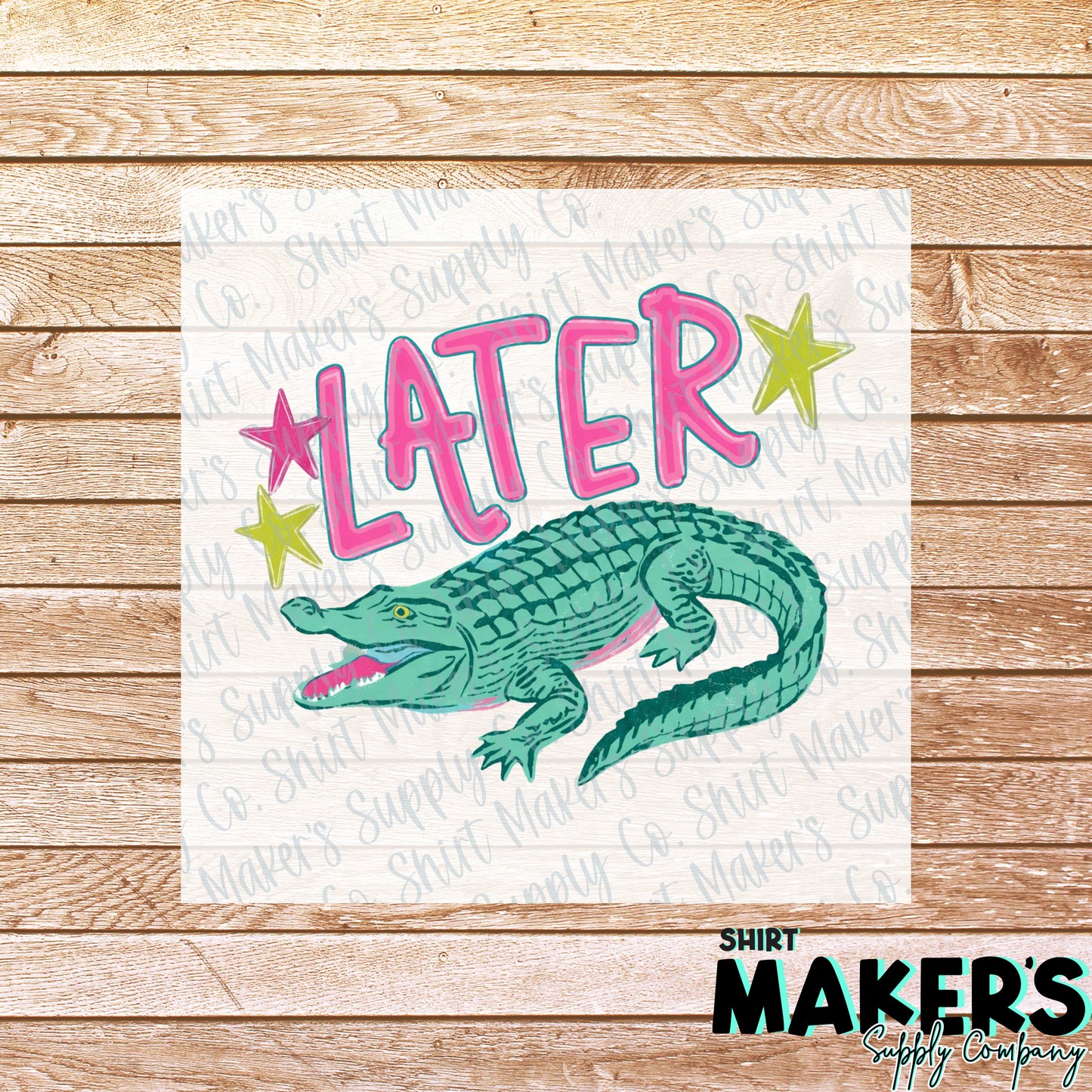 Later Alligator DTF, UV-DTF, or Sublimation Transfer