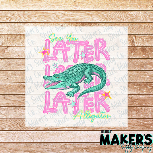 Later Alligator Stacked DTF, UV-DTF, or Sublimation Transfer