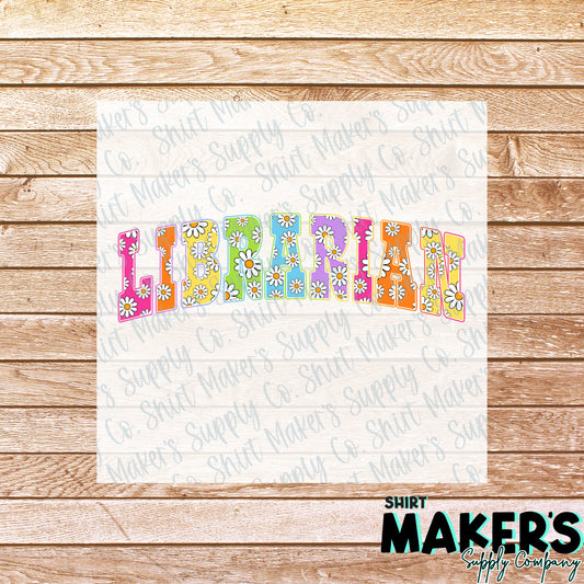 Librarian DTF or Sublimation Transfer