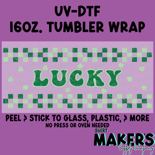 16oz. UV-DTF Lucky St. Patrick's Day