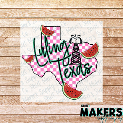 Luling Texas DTF Transfer - or- Hat Patch, Acrylic, Magnet, or Keychain