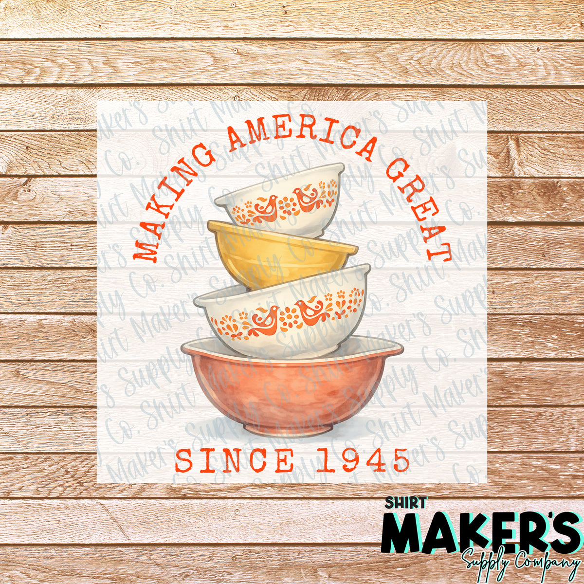 Making America Great Since 1945 DTF Transfer - or- Hat Patch, Acrylic, Magnet, or Keychain