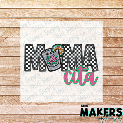 Mamacita DTF Transfer - or- Hat Patch, Acrylic, Magnet, or Keychain