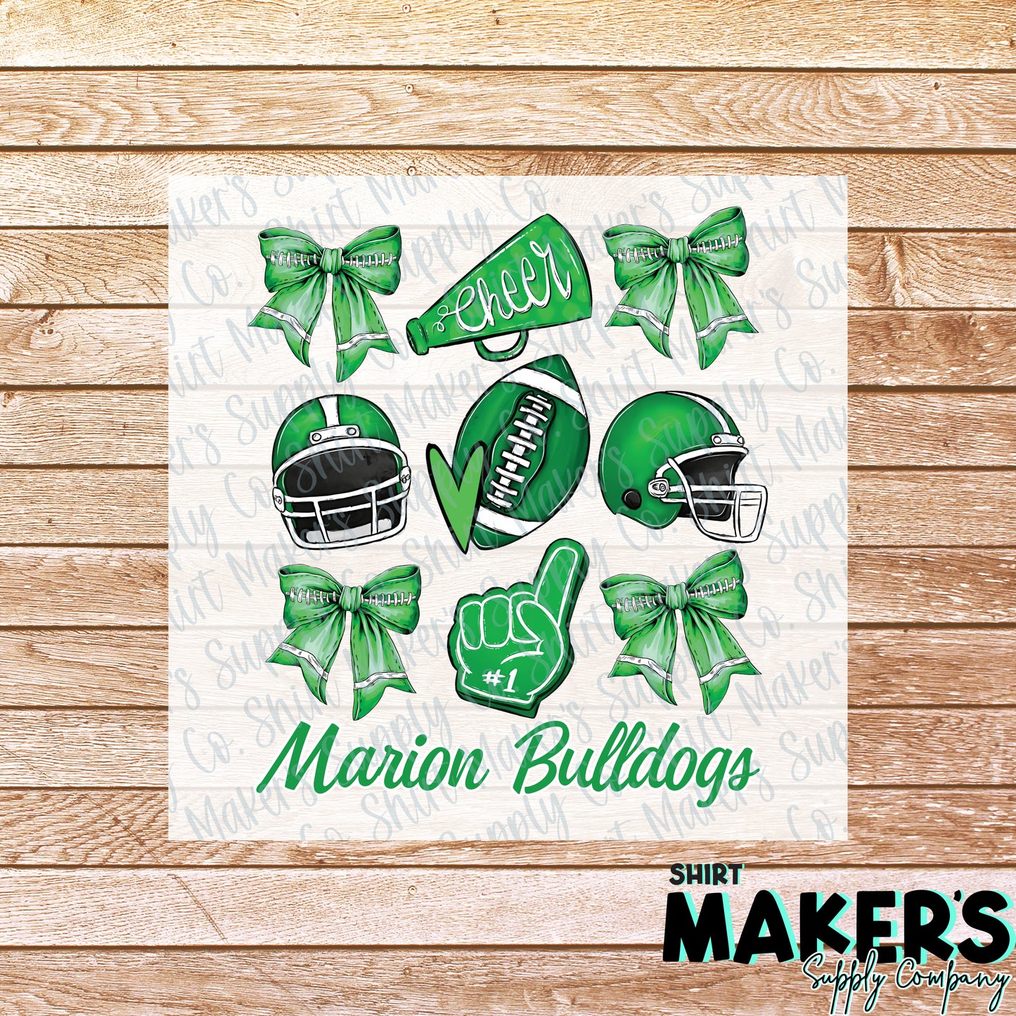 Marion Bulldogs DTF or Sublimation Transfer