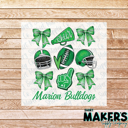 Marion Bulldogs DTF or Sublimation Transfer