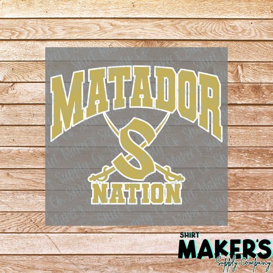 Matador Nation DTF Transfer - or- Hat Patch, Acrylic, Magnet, or Keychain