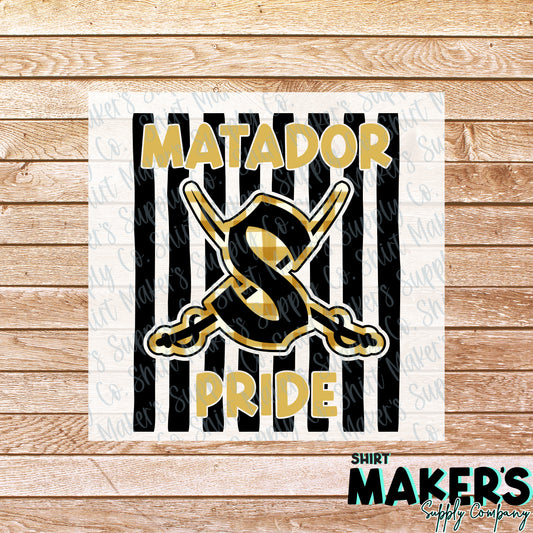Matador Pride DTF Transfer - or- Hat Patch, Acrylic, Magnet, or Keychain