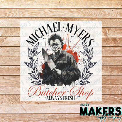 Michael Butcher DTF Transfer - or- Hat Patch, Acrylic, Magnet, or Keychain