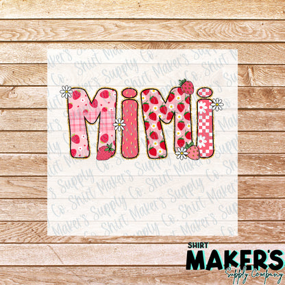 Mimi Mother's Day DTF Transfer - or- Hat Patch, Acrylic, Magnet, or Keychain