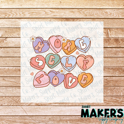 More Self Love DTF Transfer - or- Hat Patch, Acrylic, Magnet, or Keychain