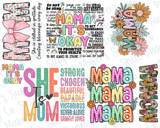 Mom Mother's Day #2 DTF Gang Sheet