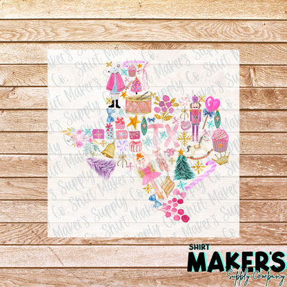 Nutcracker Texas DTF Transfer - or- Hat Patch, Acrylic, Magnet, or Keychain