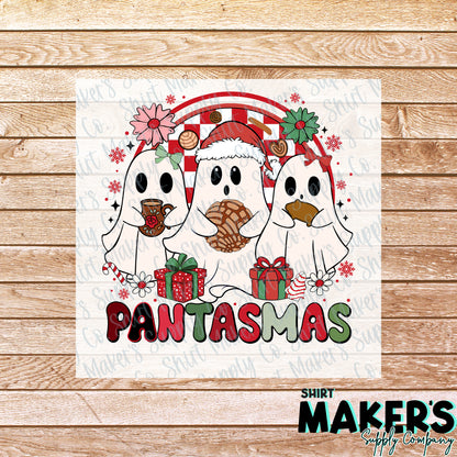 Pantasmas Christmas DTF Transfer - or- Hat Patch, Acrylic, Magnet, or Keychain