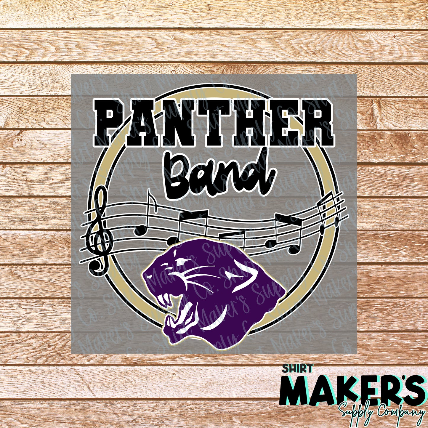 Panther Band DTF or Sublimation Transfer