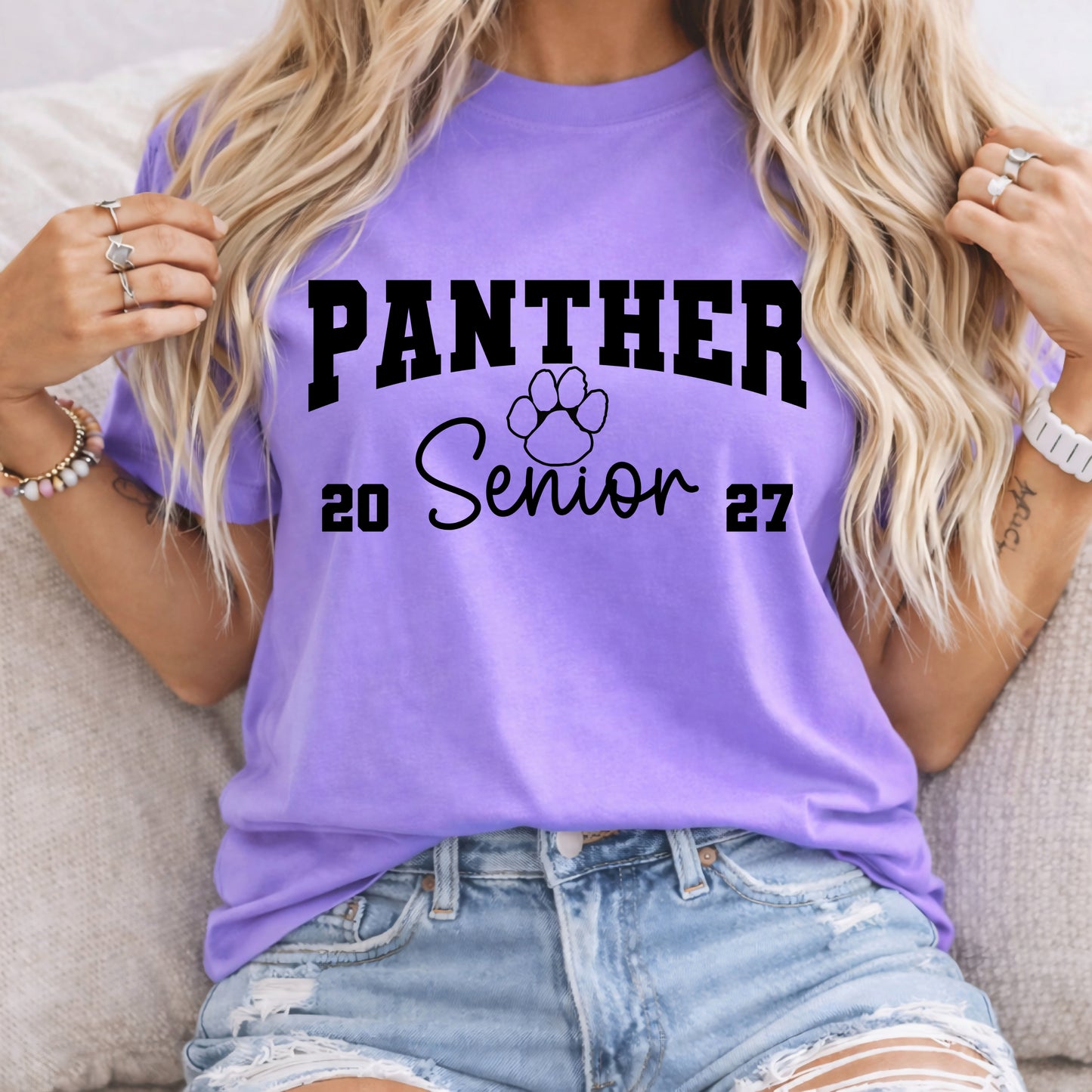 Comfort Colors Panthers Senior 2027 Shirt