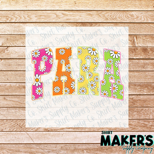 Para Groovy DTF or Sublimation Transfer
