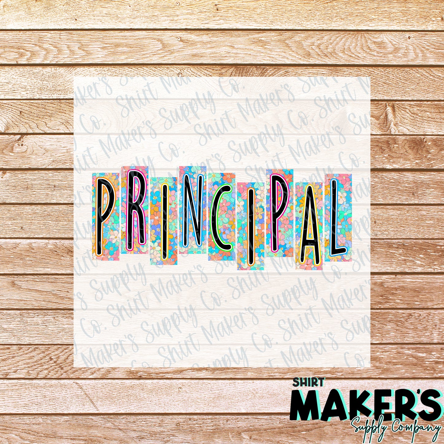 Principal Floral DTF or Sublimation Transfer