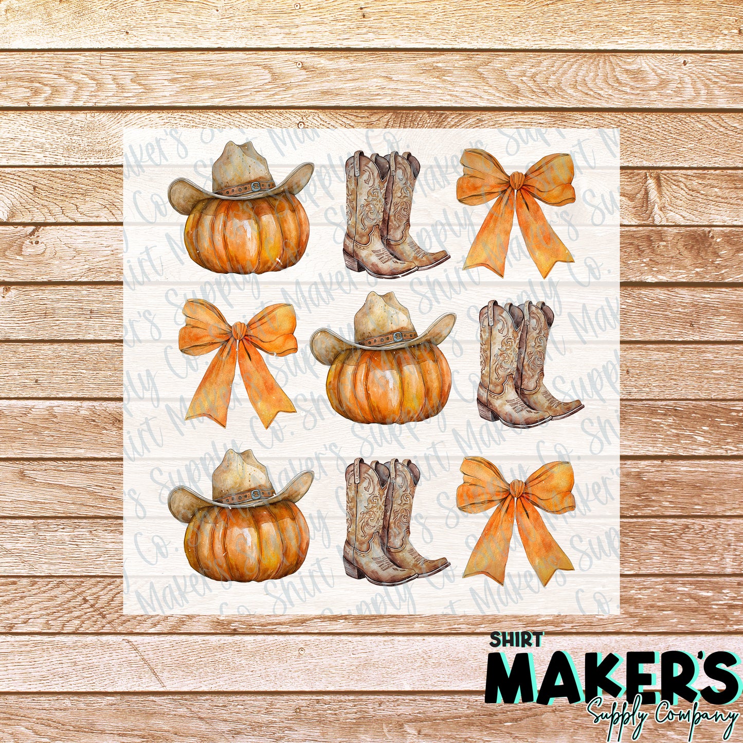 Fall Boots Coquette DTF or Sublimation Transfer