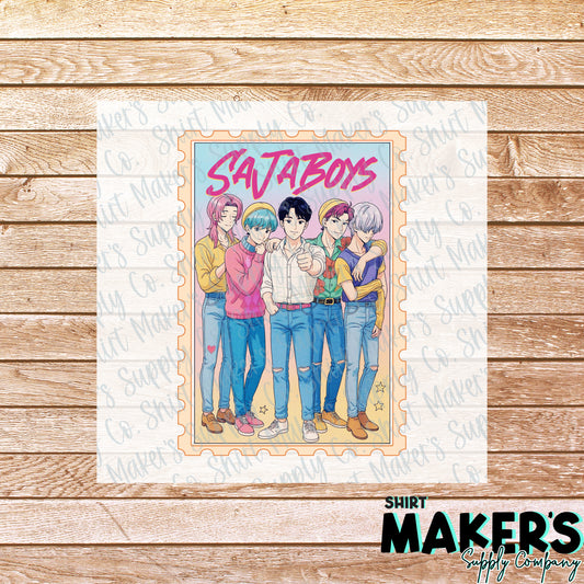 Saja Boys K-Pop Demon Hunters DTF or Sublimation Transfer