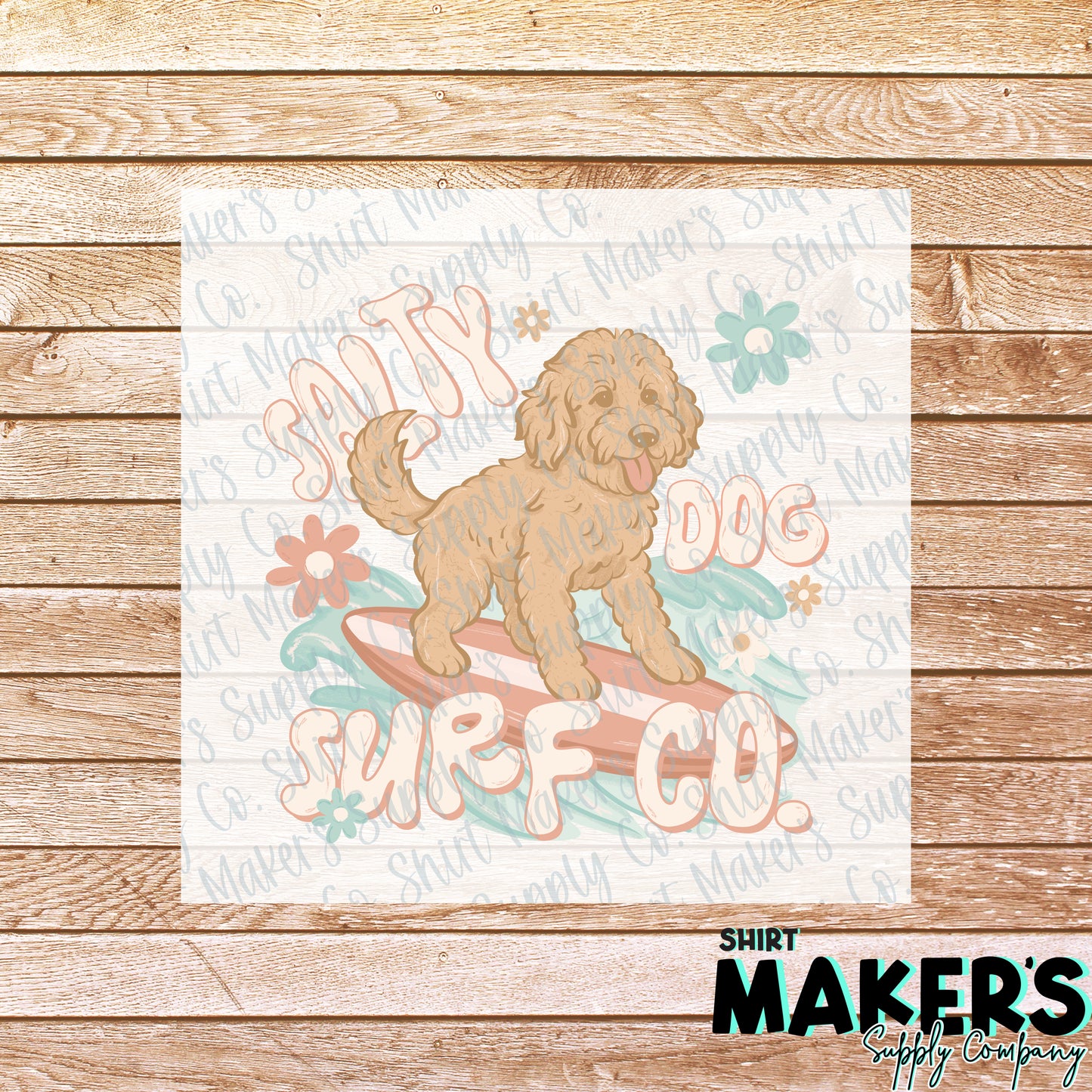 Salty Dog Surf Co. DTF or Sublimation Transfer