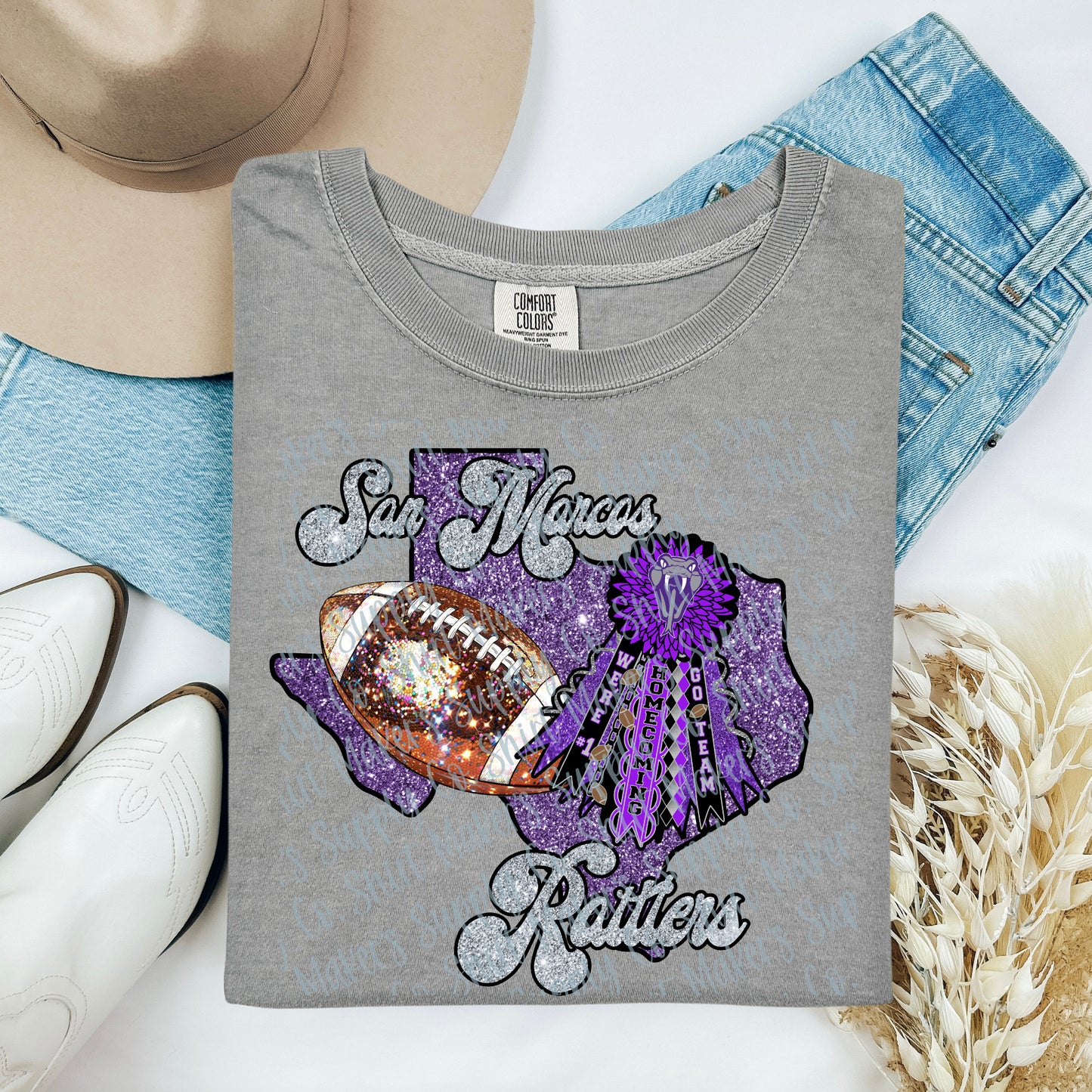 San Marcos Rattlers Homecoming DTF or Sublimation Transfer