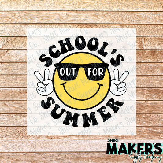 Schools Out for Summer DTF or Sublimation Transfer