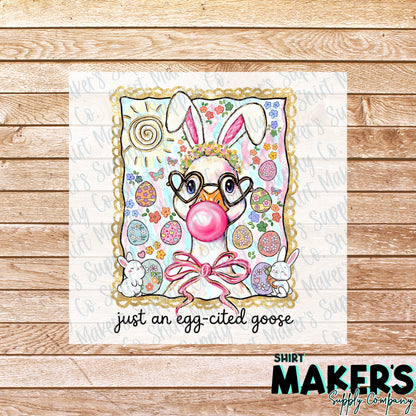 Silly Goose Easter DTF Transfer - or- Hat Patch, Acrylic, Magnet, or Keychain