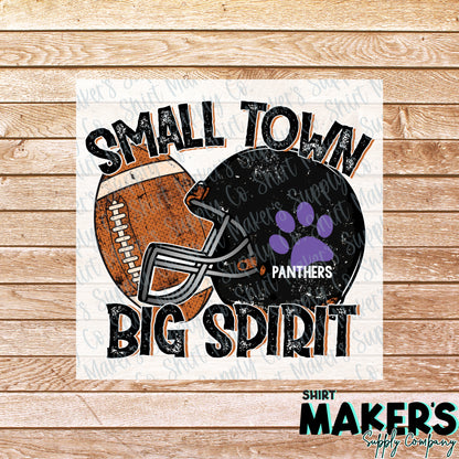 Navarro Panthers Small Town Big Spirit DTF Transfer - or- Hat Patch, Acrylic, Magnet, or Keychain