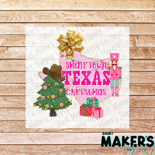 Small Town Texas Christmas DTF or Sublimation Transfer