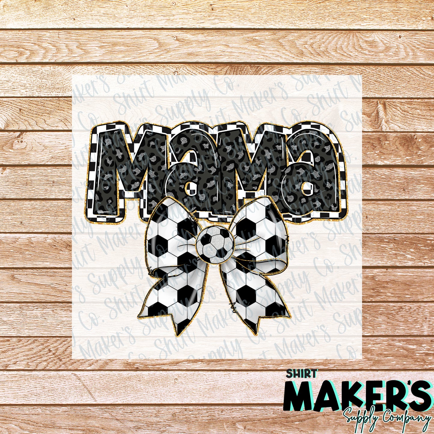 Soccer Mama Bow DTF or Sublimation Transfer