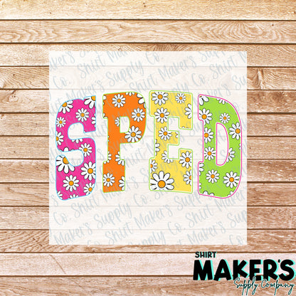 SPED Groovy DTF or UV-DTF Transfer - or- Hat Patch, Acrylic, Magnet, or Keychain