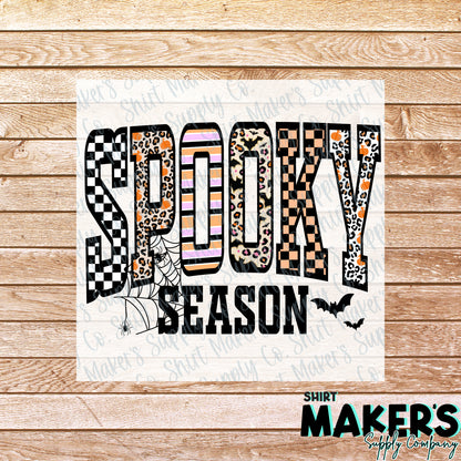 Spooky Season DTF Transfer - or- Hat Patch, Acrylic, Magnet, or Keychain